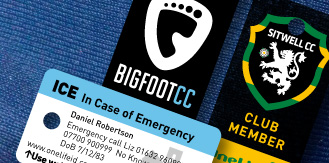 Sports ID with your emergency contacts