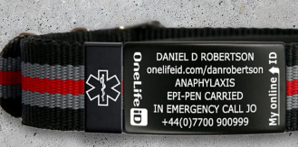 Velcro Sports ID band